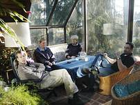 Haus Lillamor verf&uuml;gt &uuml;ber einen sch&ouml;nen Wintergarten, der einl&auml;dt zum Lesen, den Tag genie&szlig;en, Spiele spielen oder einfach zum Faulenzen...